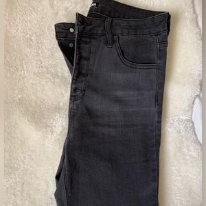 Fashion Nova high-waisted grey jeans size 9